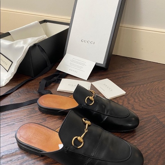 Princetown leather slippers GUCCI - Picture 4 of 8